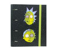 Grupo Erik - Classeur 4 anneaux Rick et Morty, Couverture Rigide 32 x 27 cm | Fourniture Scolaire, Fournitures de Bureau, Classeur A4