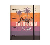 Grupo Erik - Classeur A4 4 Anneaux - California | Classeur Rigide 4 Anneaux, Format 27 x 32 cm | Fournitures Scolaire, Organiseurs, Fournitures de Bureau