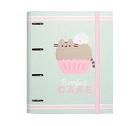 Grupo Erik - Classeur A4 4 Anneaux - Pusheen Foodie Collection | Classeur Rigide 4 Anneaux, Format 27 x 32 cm | Fournitures Scolaire, Organiseurs, Fournitures de Bureau