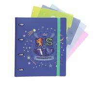 Grupo Erik | Classeur A4 Souple 4 Anneaux Harry Potter | Cadeau Rentrée | Classeur Souple 4 Anneaux | Format A4 27 x 32 cm, Fourniture Scolaire, Organiseur de Bureau