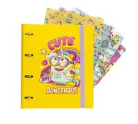 Grupo Erik | Classeur A4 Souple 4 Anneaux Les Minions | Cadeau Rentrée | Classeur Souple 4 Anneaux | Format A4 27 x 32 cm, Fourniture Scolaire, Organiseur de Bureau