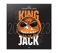 Grupo Erik CP23038 - Calendrier Mural 2023 Disney, L'Étrange Noël de Mr Jack - 30 x 60 cm, Avec 1 Poster Inclus, Licence Officielle et Certifié FSC - Calendrier en Français Janvier à Décembre 2023