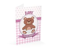 Grupo Erik editores- Carte felicitacion Baby Felicidades Rose