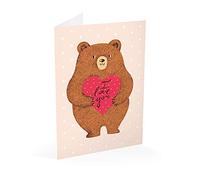 Grupo Erik Erik Editores Carte de vœux Motif Teddy Love