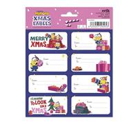 Grupo Erik - Étiquettes Cadeaux de Noël, Minions | Étiquettes Autocollantes, Autocollants de Noël, Étiquette pour Cadeau