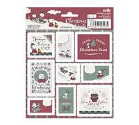 Grupo Erik - Étiquettes Cadeaux de Noël Snoopy | Étiquettes Autocollantes, Autocollants de Noël, Étiquette pour Cadeau