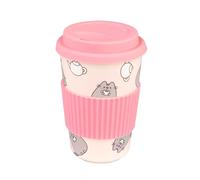 Grupo Erik Gobelet Pusheen – Tasse céramique 400 ml avec couvercle silicone – Mug isotherme