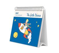 Grupo Erik Le Petit Prince Calendrier de Bureau 2027 - Calendrier de Table | 19,5x16,5cm, Planificateur Mensuel, 12 Illustrations, 2 Formats, En 6 Langues, Le Petit Prince merchandising