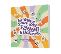 Grupo Erik | Livre d'Autocollants Groove Your Day | Papeterie Créative | Carnet de Stickers à Coller | Loisir Créatif, Journaling et Bullet Journal, Idée Cadeau