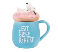 Erik Mug 3D Snoopy Donut 500 ml céramique avec couvercle sous licence officielle