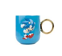 Grupo Erik - Mug Sonic 3D The Hedgehog - Céramique 350 ml - Doré - Sous licence officielle