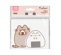Grupo Erik | Pack 2 Stickers Vinyle Pusheen Sushi Roll 3 | Kawaii | 2 autocollants en vinyle brillant | Résistants aux rayures | Ordinateur, gourde, agenda | Déco kawaii