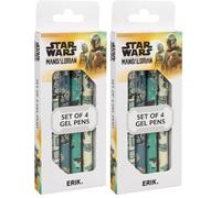 Grupo Erik | Pack 4 Stylos Effaçables Star Wars | Fourniture Scolaire (Lot de 2)
