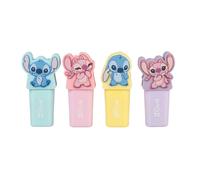 Grupo Erik | Pack de 4 Surligneur Pastel Disney Stitch | Papeterie Kawaii | Fourniture Scolaire Stitch : École, Collège, Lycée | Papeterie Stitch, Fluo Pastel
