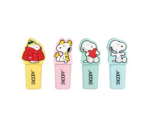 Grupo Erik Pack de 4 Surligneur Pastel Snoopy | Papeterie Kawaii | Fourniture Scolaire Pastel : École, Collège, Lycée | Surligneurs, Fluo Pastel