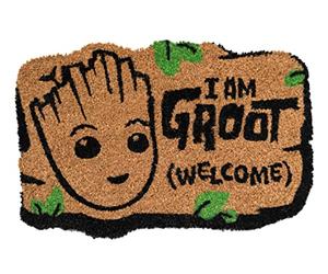 Grupo Erik | Paillasson Extérieur Marvel Groot | Tapis d'Entrée | Tapis d'Entrée Antidérapant | Paillasson Extérieur Original, Fibre Coco, Idée Cadeau Maison