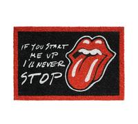 Grupo Erik | Paillasson Extérieur The Rolling Stones | Tapis d'Entrée | Tapis d'Entrée Antidérapant | Paillasson Extérieur Original, Fibre Coco, Idée Cadeau Maison