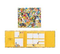 Grupo Erik | Planning Semaine Les Simpson - avec Notes Adhésives | Planner Hebdomadaire, Papeterie de Bureau, Fournitures Scolaires, Organisateur de bureau