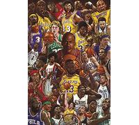 Grupo Erik - Poster Basketball Superstars - Deco Maison, Decoration Murale, Affiche Décorative