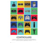 Erik Affiche Controllers multicolore 91,5 x 61 cm