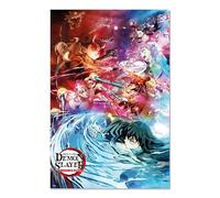 Grupo Erik Poster Demon Slayer Le Village des Forgerons - Deco Maison | 53 x 158 cm - Format Vertical, Affiche Animé