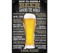 Grupo Erik - Poster How To Order A Beer - Deco Maison, Decoration Murale, Affiche Décorative