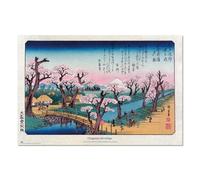 Grupo Erik - Poster Japonais, Hiroshige - 61x91,5cm - Deco Maison, Decoration Murale, Affiche Décorative