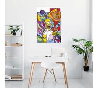 Grupo Erik - Poster Les Simpson - 61x91,5cm - Deco Maison | 61x91,5 cm - Grand Format, Affiche Série