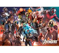 Erik Affiche Marvel Avengers Endgame - Personnages - Multicolore 61 x 91,5 cm