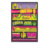 Grupo Erik - Poster Marvel, Avengers Lucha Libre - 61x91,5cm - Deco Maison, Decoration Murale, Affiche Décorative