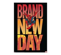Grupo Erik - Poster Marvel Spiderman Brand New Day - 61x91,5cm - Deco Maison, Decoration Murale, Affiche Décorative