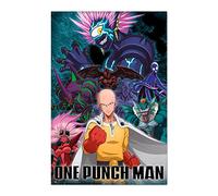 Grupo Erik - Poster One Punch Man Saitama Vs Villain - Deco Maison | 61x91,5 cm - Grand Format - Decoration Murale, Affiche Décorative, Affiche Animé