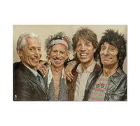 Grupo Erik Poster Sebastian Krüger Rolling Stones - Deco Maison | 61x91,5 cm - Grand Format - Decoration Murale, Affiche Décorative, Deco Maison