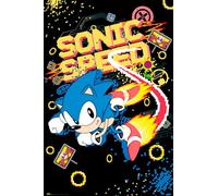 Grupo Erik - Poster Sonic Speed - Deco Maison, Decoration Murale, Affiche Décorative