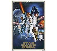 Grupo Erik - Poster Star Wars Classic 40 Anniversaire One Sheet B - Deco Maison, Decoration Murale, Affiche Décorative