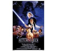 Grupo Erik - Poster Star Wars Le Retour Du Jedi - Deco Maison | 61x91,5 cm - Grand Format - Decoration Murale, Affiche Décorative, Affiche de Film