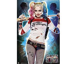 Grupo Erik - Poster Suicide Squad Harley Quinn Daddys Lil Monster | 61x91,5 cm - Grand Format - Decoration Murale, Affiche Décorative, Deco Maison, Affiche de Film