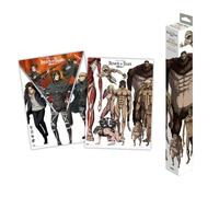Grupo Erik | Set de Mini Posters Attack on Titan | Décoration Murale | Lot de Mini Posters | Déco Chambre et Bureau, Affiches À Encadrer, Idée Cadeau Fan