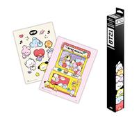 Grupo Erik | Set de Mini Posters BT21 | Décoration Murale | Lot de Mini Posters | Déco Chambre et Bureau, Affiches À Encadrer, Idée Cadeau Fan
