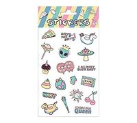 Grupo Erik - Set Stickers Fantaisie | Pack d'Autocollants Cute Color - 11 x 20 cm