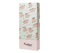 Grupo Erik - Trousse Pusheen ou Pot à Crayon 2 Compartiments | Organisateur de Bureau 3 en 1 : Trousse, Pot à Crayon, Support Téléphone | Rangement de Bureau