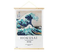 Grupo Erik - Wall Scroll, Décoration Murale en Tissu 53 x 71 cm - La Grande Vague de Kanagawa | Poster en Tissu The Great Wave Off Kanagawa, Poster Toile, Kakemono