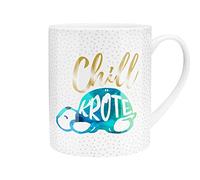 GRUSS & CO 45757 Tasse XL, motif « Chillkröte » - Grande tasse à café en porcelaine - 60 vec inscription en allemand - Cadeau pour petit ami, petite amie