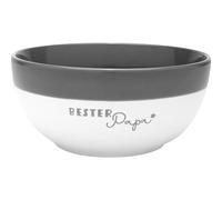 GRUSS & CO 48949 Bol avec motif « Bester Papa » - En grès émaillé coloré - Avec inscription en allemand et inscription en allemand - 60 ris - Petit déjeuner, bol à céréales - Cadeau pour la fête