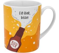 GRUSS & CO 48970 Tasse XL, motif « Bitte » | Tasse à café amusante en porcelaine, grande tasse 60 adeau pour homme, cadeau de fête