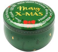 GRUSS & CO 49956 Bougie Merry X-Mas, boîte de cire de soja vanille Multicolore