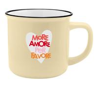GRUSS & CO 74178 - Tasse XL - Motif Amore - Tasse préférée en porcelaine - Avec inscription en allemand - 55 vec banderole cadeau - Cadeau d'amour, petit ami, petite amie