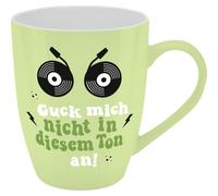 GRUSS & CO 74196 Tasse à motif en argile avec inscription en allemand New Bone China Porcelaine, 35 vec boîte de bain cadeau, cadeau amusant, anniversaire