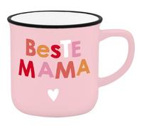 GRUSS & CO 74739 Tasse à expresso motif « Maman » | Mini tasse en porcelaine 10 vec bande cadeau | Cadeau pour amis, anniversaire