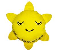 GRUSS & CO Coussin en Peluche Motif Soleil | Coussin décoratif, Coussin Personnage 100% Polyester | Cadeau | Article de décoration | 46502